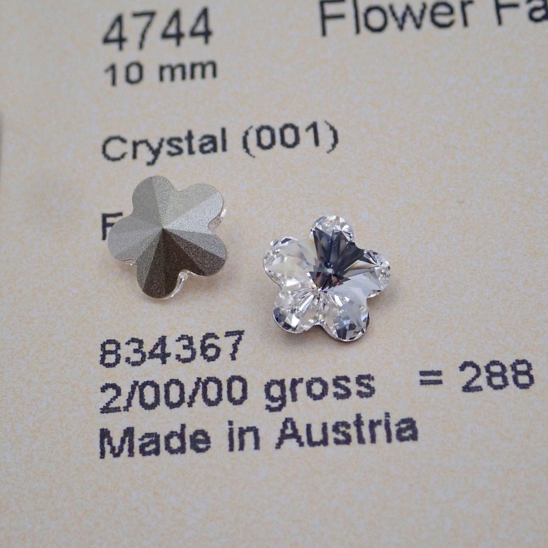 4744 Flower Fancy Stone Origin - Nail Art Flower ulasan dan harga
