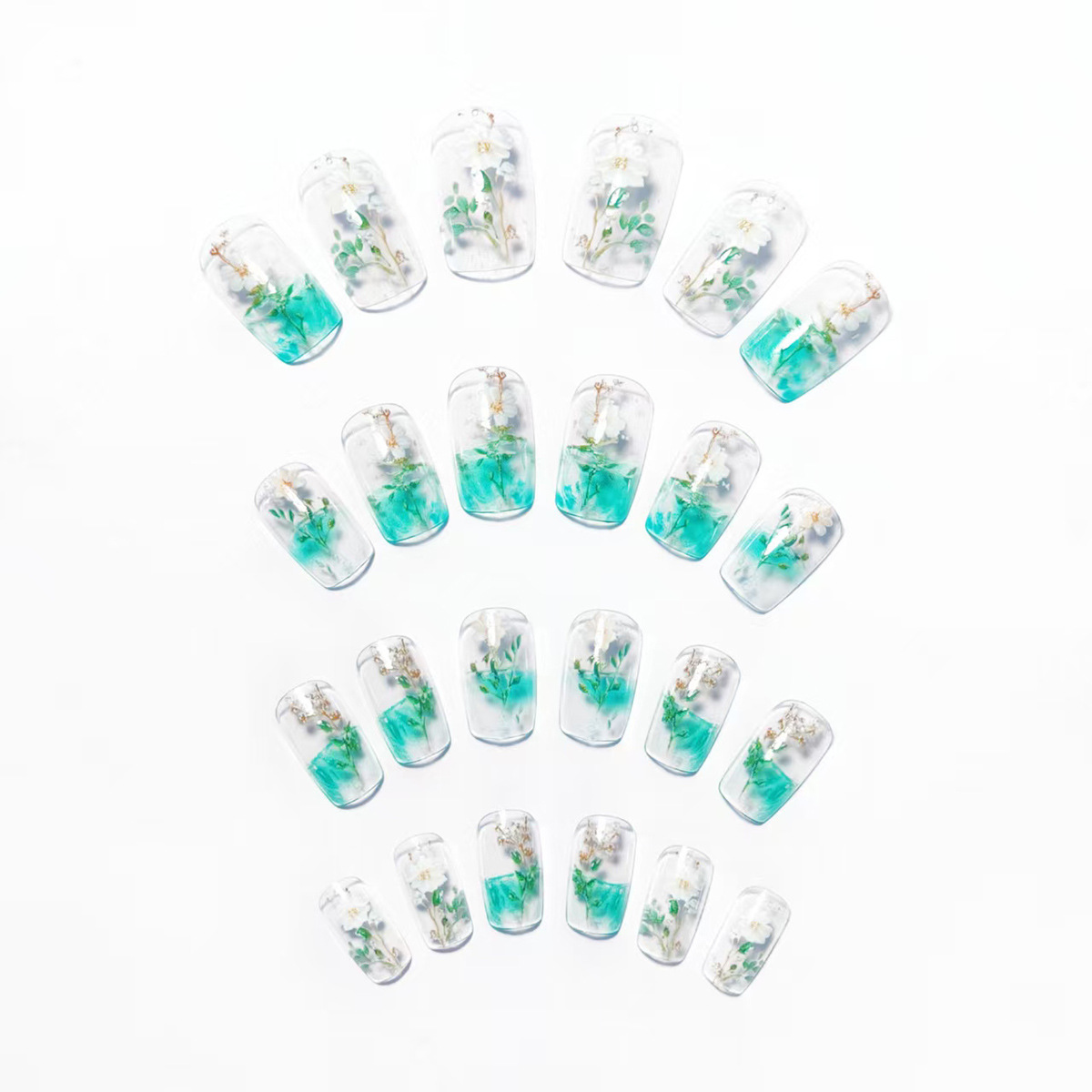 Medium fake nails for women gi - Nail Art Flower ulasan dan harga
